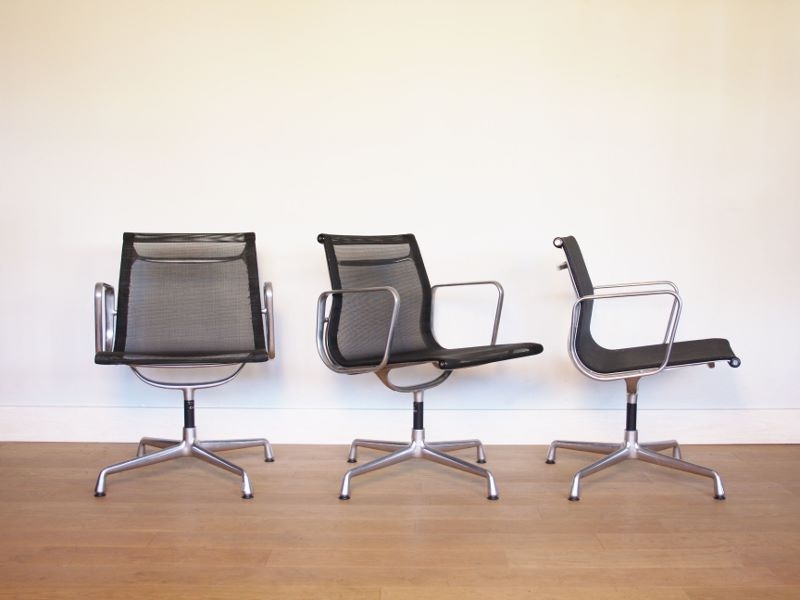 Eames Vintage Fauteuil Bureau Aluminium Chair