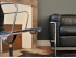Eames Aluminium chair cuir noir maison simone nantes paris