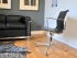 Eames Aluminium chair cuir noir maison simone nantes paris