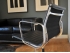 Eames Aluminium chair cuir noir maison simone nantes paris