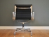 Eames Aluminium chair cuir noir maison simone nantes paris