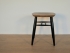 tabouret vintage scandinave design teck noir maison simone nantes