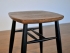 tabouret vintage scandinave design teck noir maison simone nantes