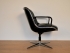fauteuil knoll cuir noir pollock vintage maison simone nantes