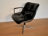 fauteuil knoll cuir noir pollock vintage maison simone nantes