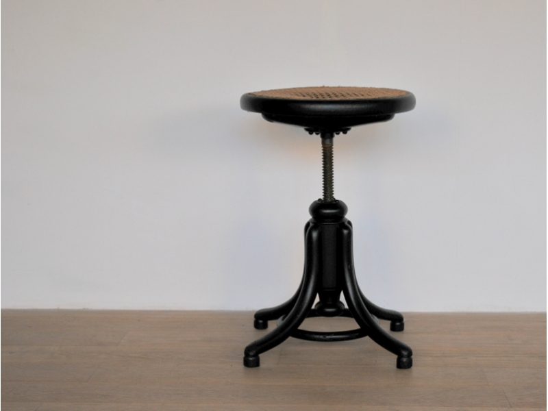 Tabouret ancien de piano - Factory Vintage