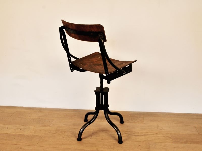 chaise atelier biennaise vintage industrielle maison simone nantes