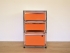 meuble USM 3 tiroirs orange