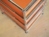 meuble USM 3 tiroirs orange