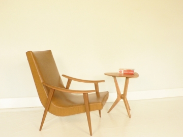 fauteuil boomerang design scandinave