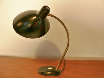 lampe à poser bureau vintage vert amande 50 60 maison simone nantes