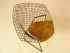 fauteuil bertoia diamond et son ottoman